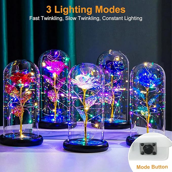 btfarm 6 Pack Fairy Lights Battery Operated, 7ft 20 Led Twinkle Lights String - Image 3