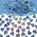 Confetti Heart Metallic Confetti Party Table Decoration Sprinkles DIY by JNSAXMI