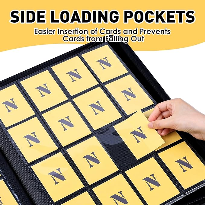 16 Pocket Card Binder, 1280 Pockets Ringless Trading Card Binder, Premium - Image 5
