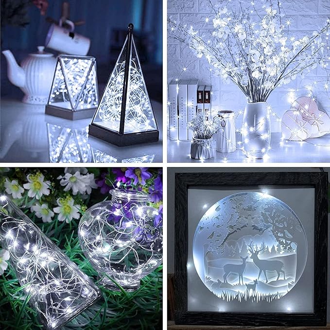 20 Pack Fairy Lights Battery Operated 7ft 20 LED Mini Fairy String Lights - Image 6