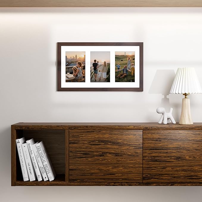 Vittanly 8x14 Picture Frames Collage, Displays 3Pcs 4x6 Pictures - Image 5