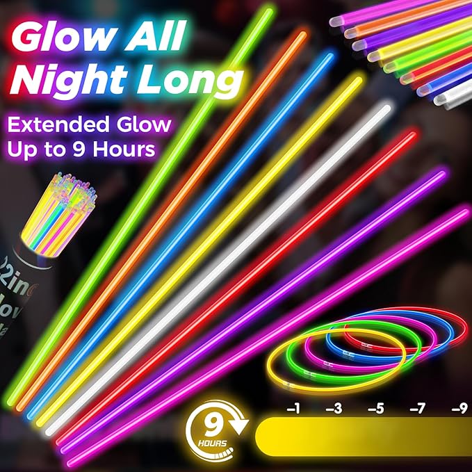 100Pcs Glow Sticks - Image 4