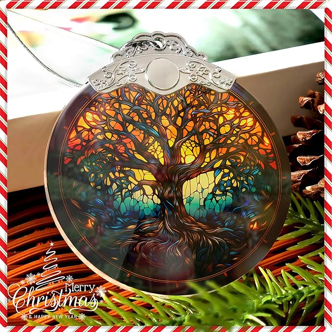 Tree of Life Christmas Ornaments, Christmas Tree Decorations, Holiday Decoration - Image 2