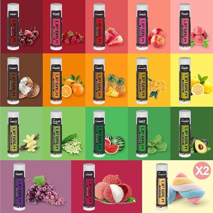 Yopela 19 Pack Halloween Natural Lip Balm Bulk - Image 2