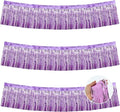 BEISHIDA 3 Packs Metallic Foil Fringe Garland Light Purple Wall Hanging Tinsel by Beishida