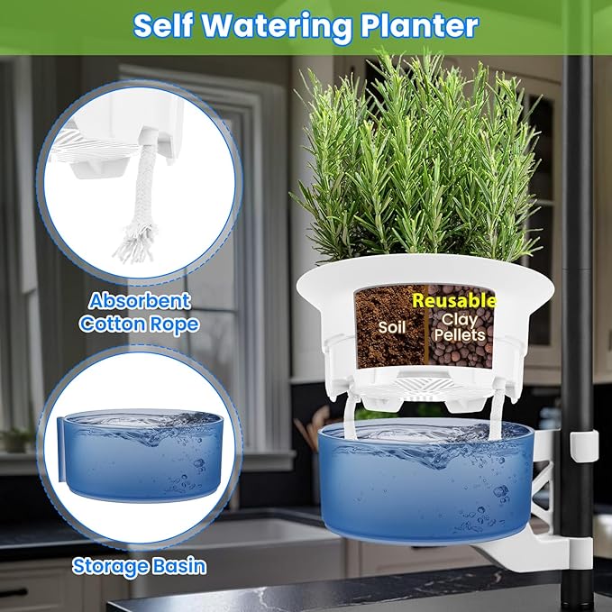 Indoor Plant Hydroponics Growing System Tower Kit - Image 3