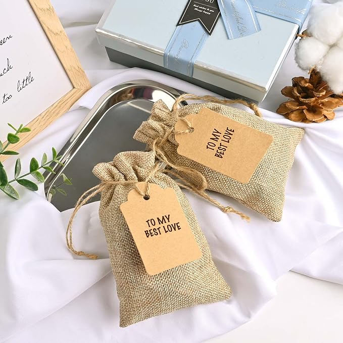 Jutieuo 25pcs Small Burlap Bags - Image 8