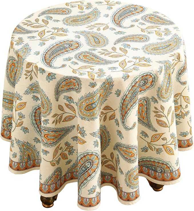 patdrea Designer Vintage French Small Table Cloth by Welcometopatdrea
