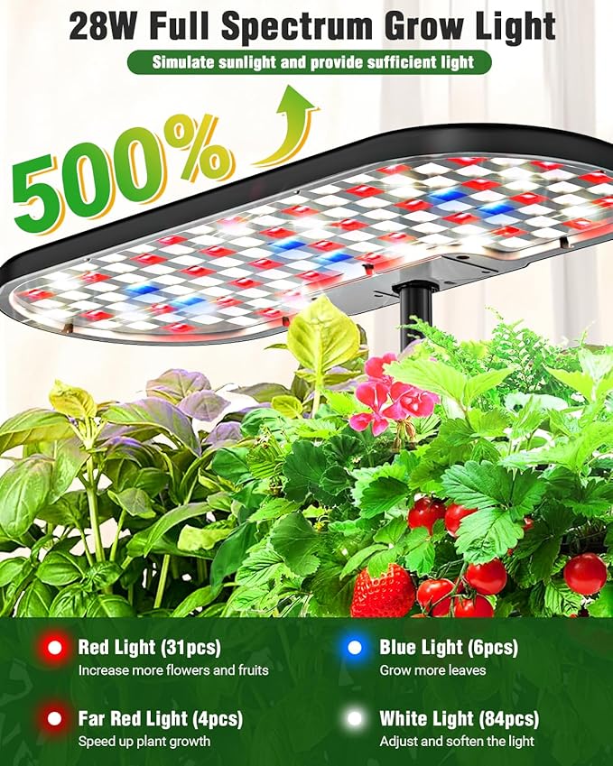 Hydroponics Growing System Kit, 16 Pods Indoor Garden - Image 2