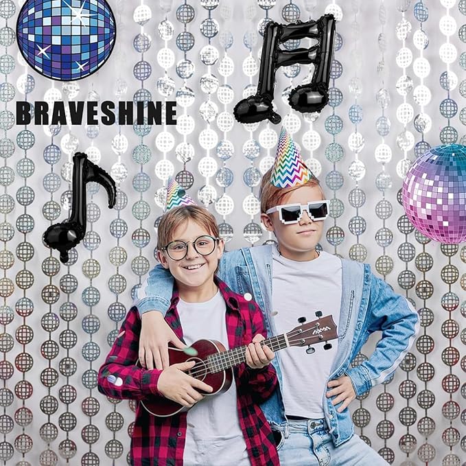 BRAVESHINE Hanging Balls Party Streamers Backdrop - Image 6