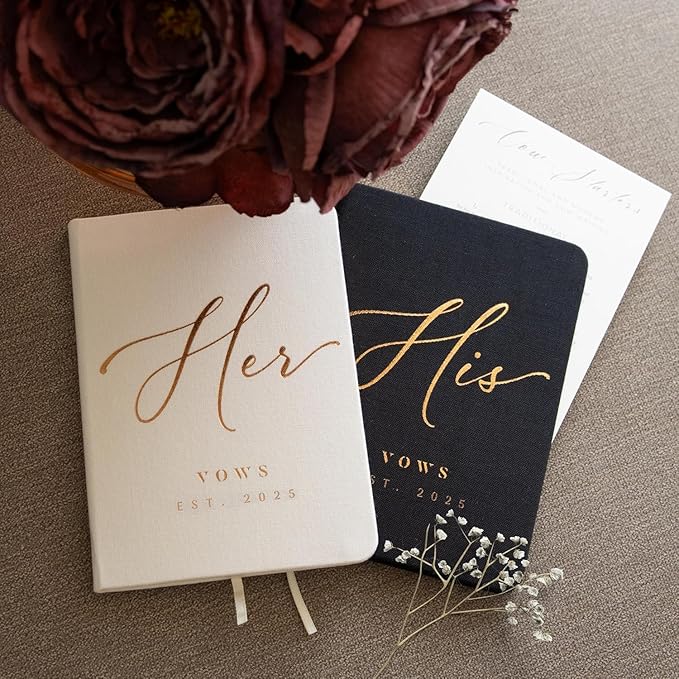 Personalized 2025 Vow Books His & Hers - Image 7