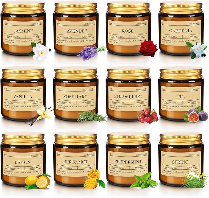 24-Pack Scented Candle Gift Box - Image 2
