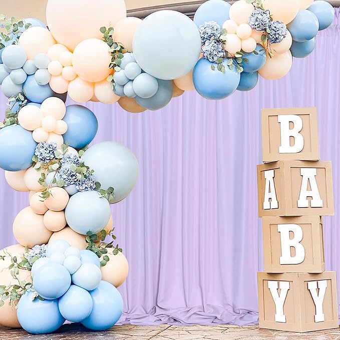 MEETSKY Lavender Backdrop Curtain - Image 8