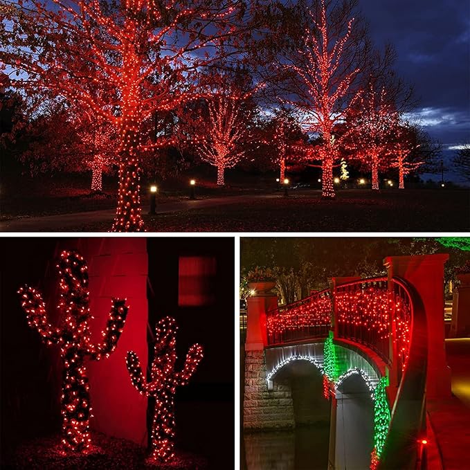 66Ft 200 LED Fairy Lights Plug in, Waterproof String Lights Outdoor and Indoor - Image 2