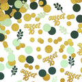 300PC Gold Glitter and Sage Green Sweet 16 Party Decorations Greenery Happy by Vofrise