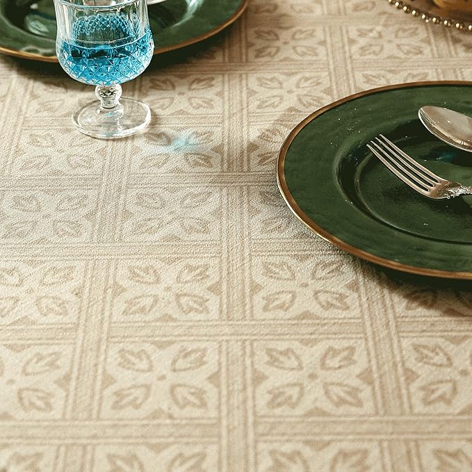 patdrea Designer French Rectangular Tablecloth, Decor Tables Covers - Image 3