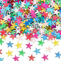 MARFOREVER Rainbow Star Confetti, Glitter Star Confetti Birthday Scatter Table by MARFOREVER
