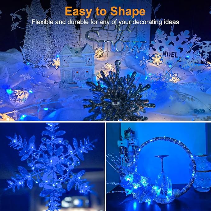 btfarm 18 Pack Fairy Lights Battery Operated, 7ft 20 Led Twinkle Lights String - Image 6