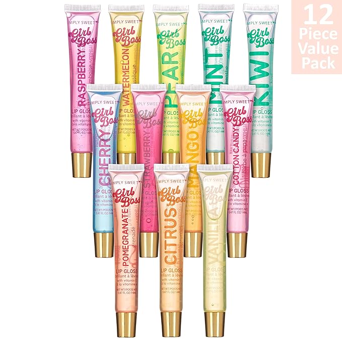 EXPRESSIONS 12pc Clear Lip Gloss Pack - Image 2