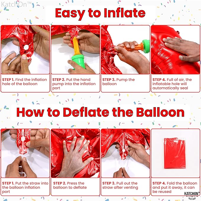 KatchOn, 40 Inch | 16th Birthday Balloons Red - Image 5