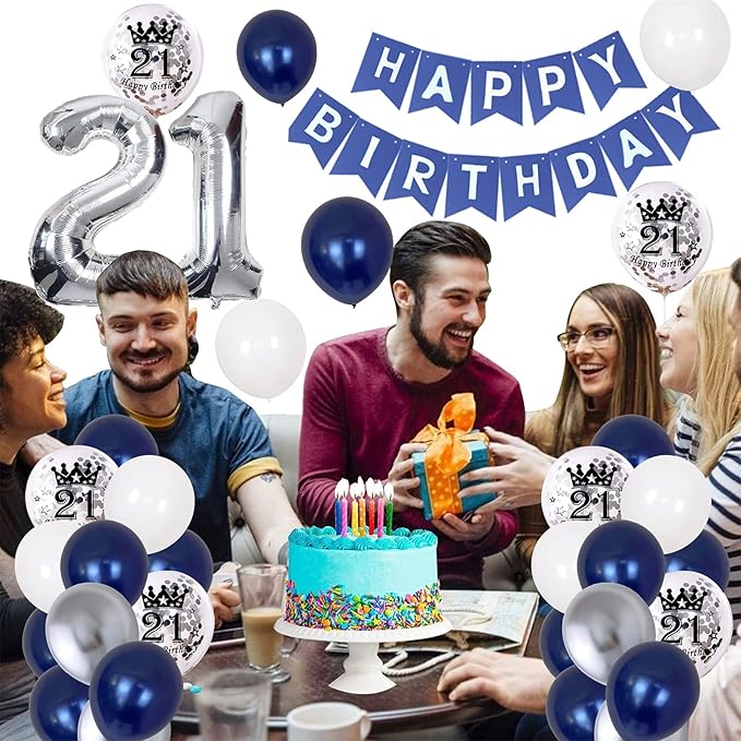 21st Birthday Decorations for Men - Image 5