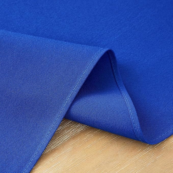 2 Pack Blue Small Short Table Runner 12 x 24 Inch Solid Color Runners Coffee - Image 5