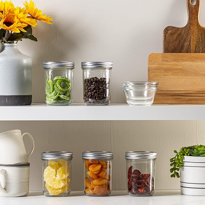 16 oz. Wide-Mouth Glass Mason Jars - Image 4
