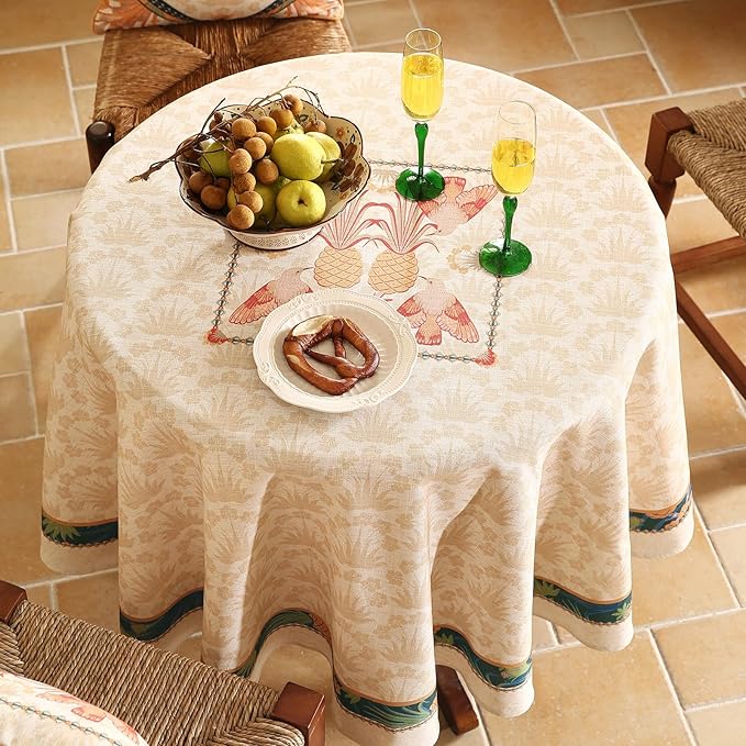 patdrea Designer Linen Tablecloth - Image 2