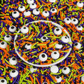 Edible Halloween Sprinkles, 130g/4.58ounce, Monster Sprinkle Perfect by Sugarzy