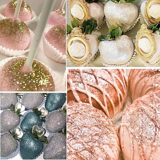 Edible Glitter for Drinks Cakes Christmas Set - Image 3