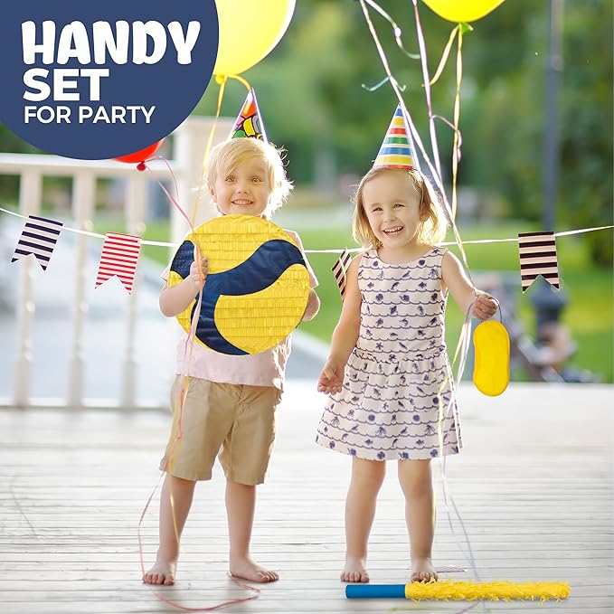 Volleyball Pinatas Bundle with a Blindfold and Bat, Volleyball Pinatas - Image 5