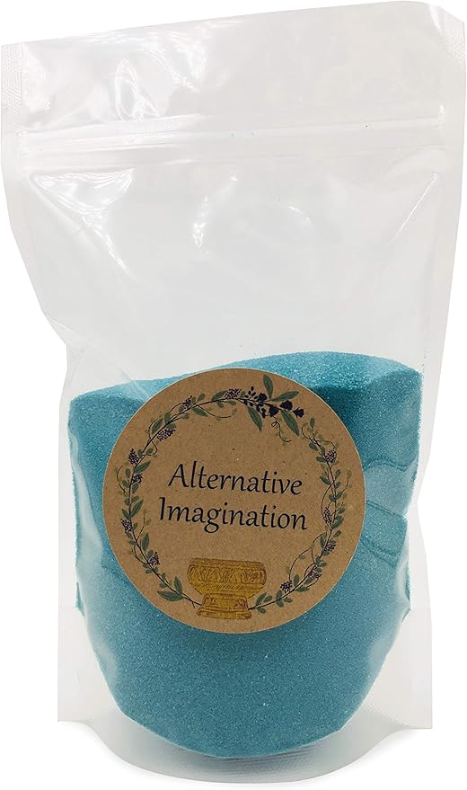 Teal Sand - Fine Colored Sand for Ritual Use, Zen Gardens, Incense Burners by AlternativeImagination