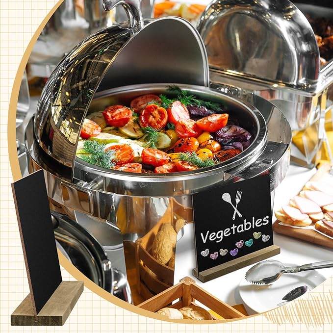 Queekay 36 Pcs Mini Chalkboard Signs Tabletop - Image 5