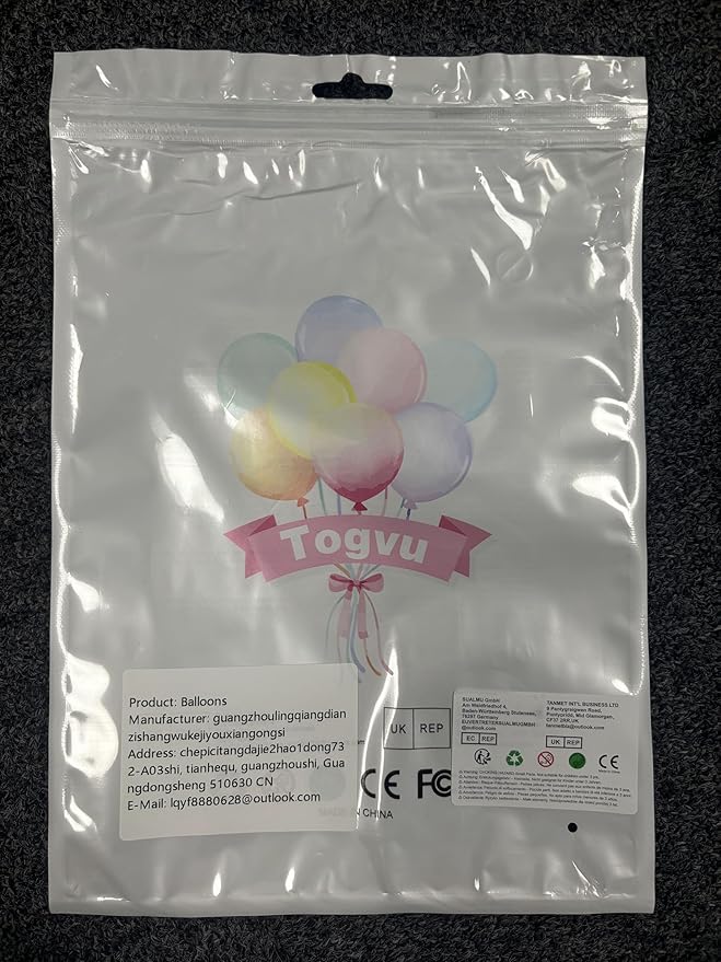 Rose Gold & White Balloons - Image 10