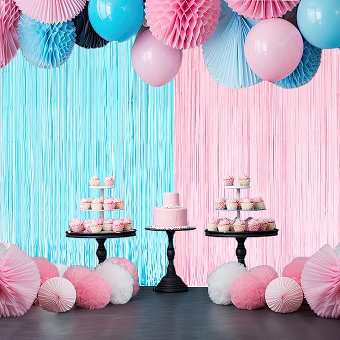 BRAVESHINE Tinsel Photo Backdrop Curtains - Image 6