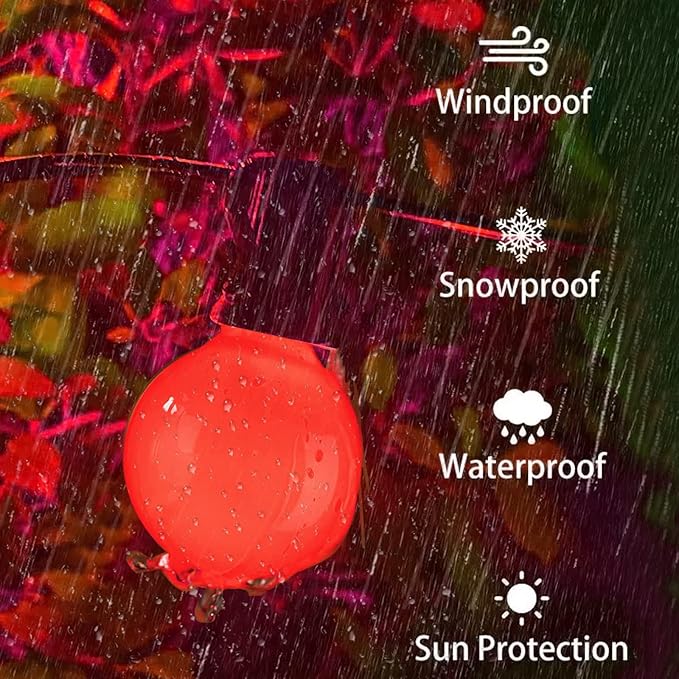 SUNSGNE 25Ft Outdoor Multicolor Christmas Lights, G40 Globe Patio String Lights - Image 3
