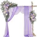 Wedding Arch Flowers with Drapes Kit by WEDFLOR