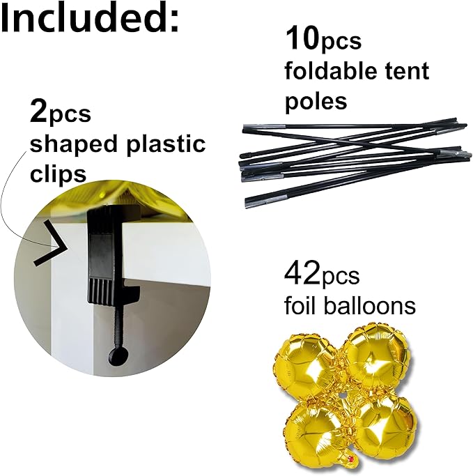 6.6FT Balloon Table Arch Kit – Adjustable Foil Balloon Arch Stand - Image 5