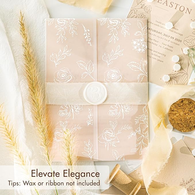 50 Pack Pre-Folded Vellum Jackets - Image 3