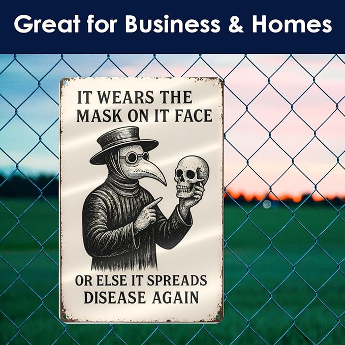 Funny Goth Bathroom Sign - Image 6