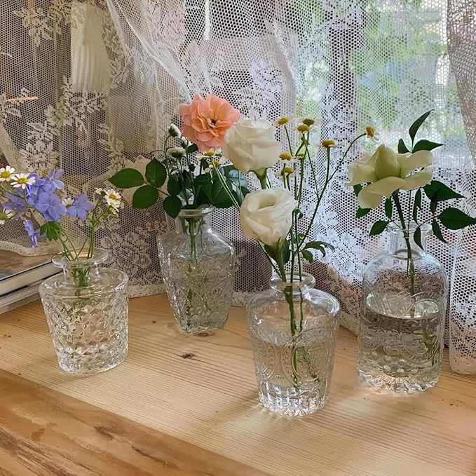 24Pcs Glass Bud Vase Set, Small Flower Vase - Image 8
