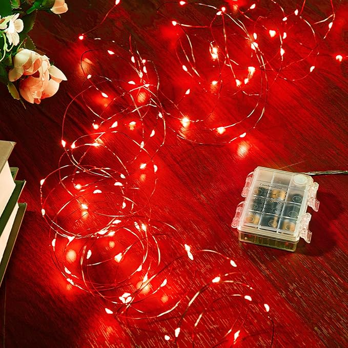 1 Pack 16.4 Ft. Battery Operated Outdoor String Lights by Ariceleo