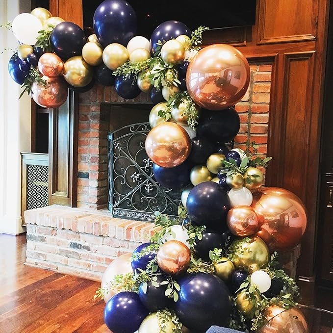 Bezente Navy Blue Balloons 18 Inch - Image 9