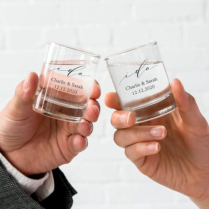 WEDDINGSTAR Personalized 2.75oz Shot Glass Customizable Full Color Print - Image 2
