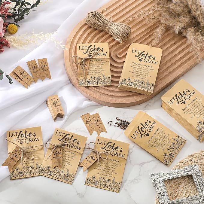 100 Sets Let Love Grow Wedding Favors - Image 6