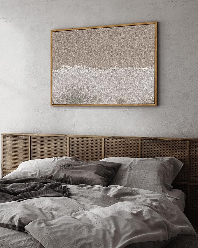 ARPEOTCY Large Framed Canvas Wall Art, 24x36 Inch, Modern Minimalist Coastal - Image 7