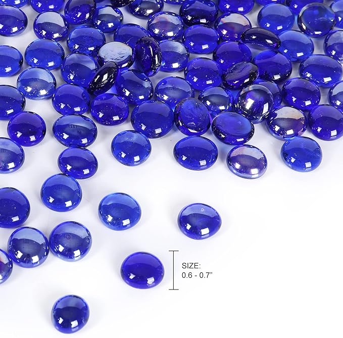 11LB Fire Glass Beads and Marbles - Image 2