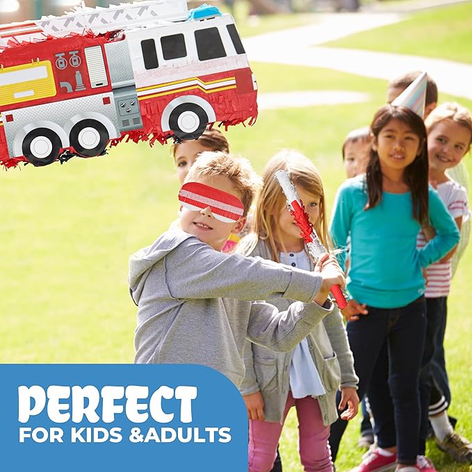 Small Fire Truck Pinatas Bundle - Image 6