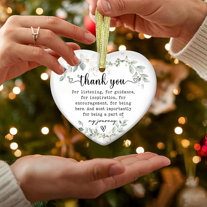 GOSSBY Heart-Shaped Thank You Ornament - Image 4