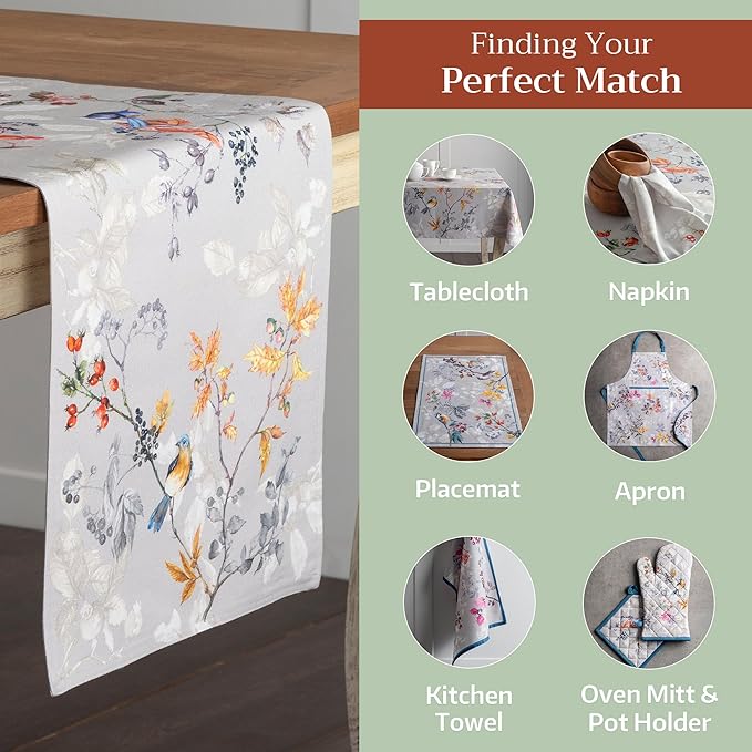 Maison d' Hermine Table Runner 100% Cotton Double Layer Table Runners 108 - Image 5